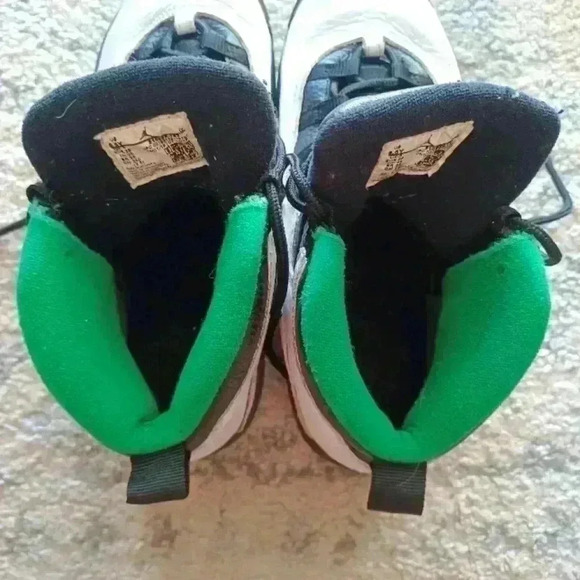 Nike Air Jordan 10 White Ans Green Retro Seattle Shoe 5.5Y 7W - Picture 9 of 16